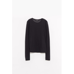 OUR LEGACY BLACK STOCKING JERSEY SUPER SLIM LONGSLEEVE T SHIRT